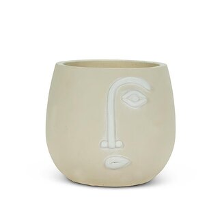 6" Half Face Pot