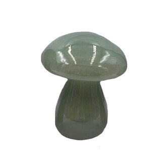 Green Glass Mushroom