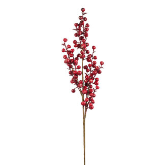 Faux Berry Large Stem Burgundy