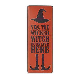 31" Metal Halloween Sign