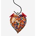 Glass Heart Hummingbird Feeder