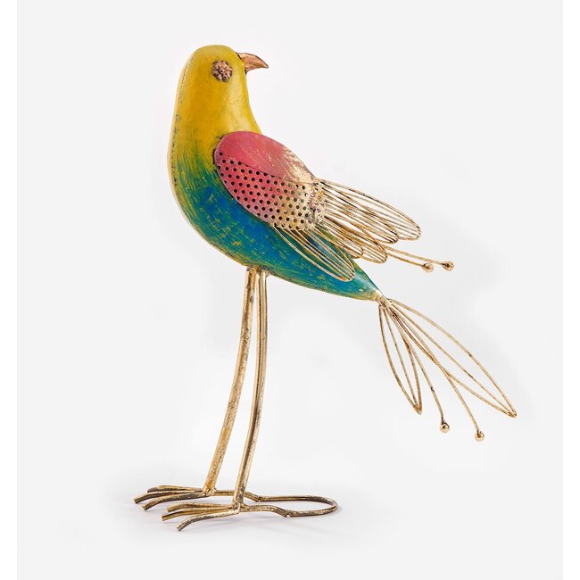 Gold Bird Metal Figurine