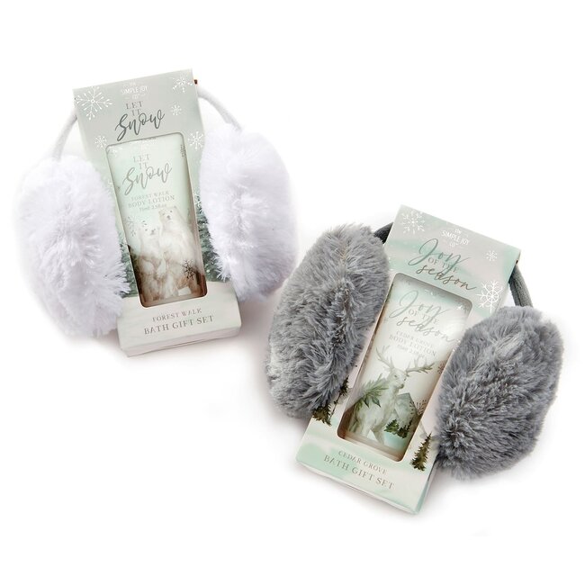 Scented Body Lotion & Ear Muffs Gift Set
