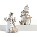 Snowman & Animal Figurine