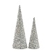 Plastic Sequin Cone Tree