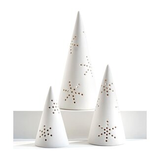 Porcelain LED Cone Xmas Tree