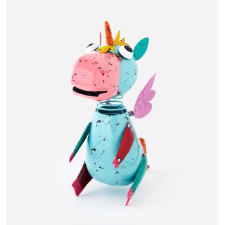 Metal Wobble Unicorn Figurine