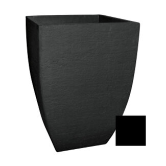 Modern Square Planter Black