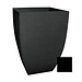 Modern Square Planter Black