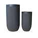 Flute Tall Planter Black