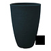 14" Modern Conic Planter Black