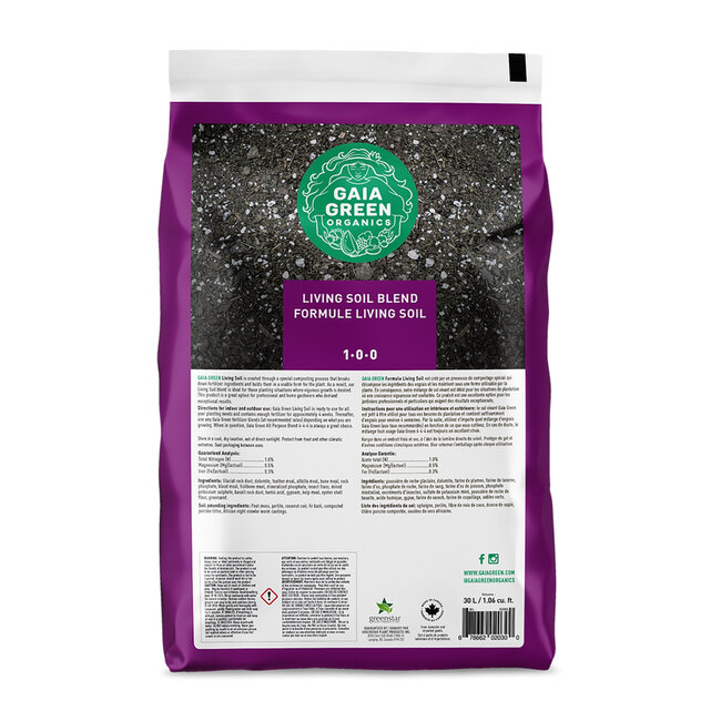Gaia Green Living Soil Blend 30L