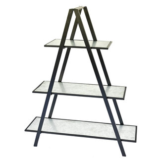 Metal Ladder Plant Stand w/ Zinc Shelves