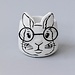 3.5" Cement Rabbit Pot