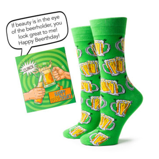 Two Left Feet Birthday Gift Card Sock Set