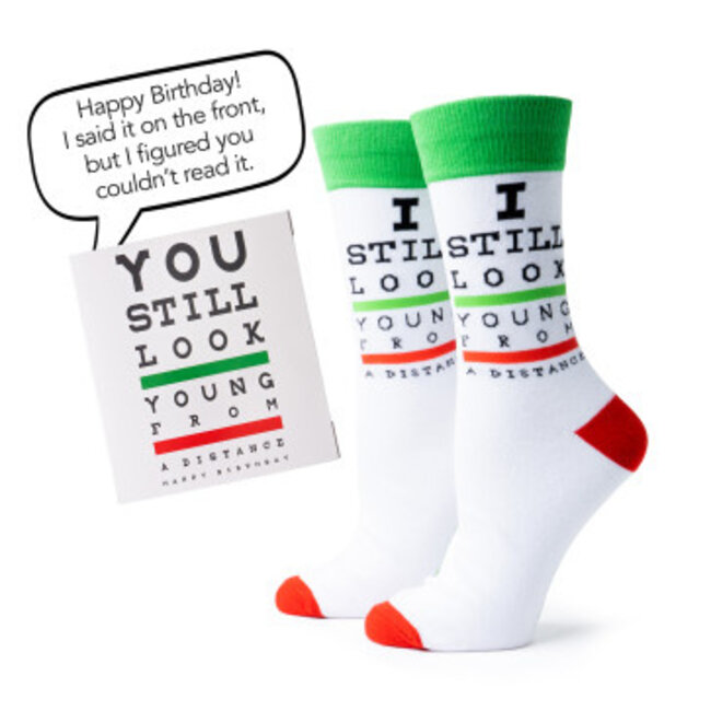 Two Left Feet Birthday Gift Card Sock Set