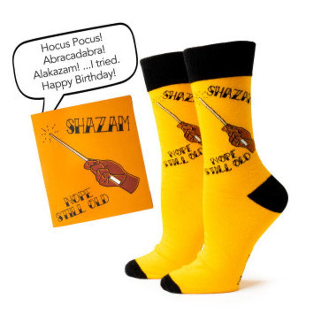 Two Left Feet Birthday Gift Card Sock Set