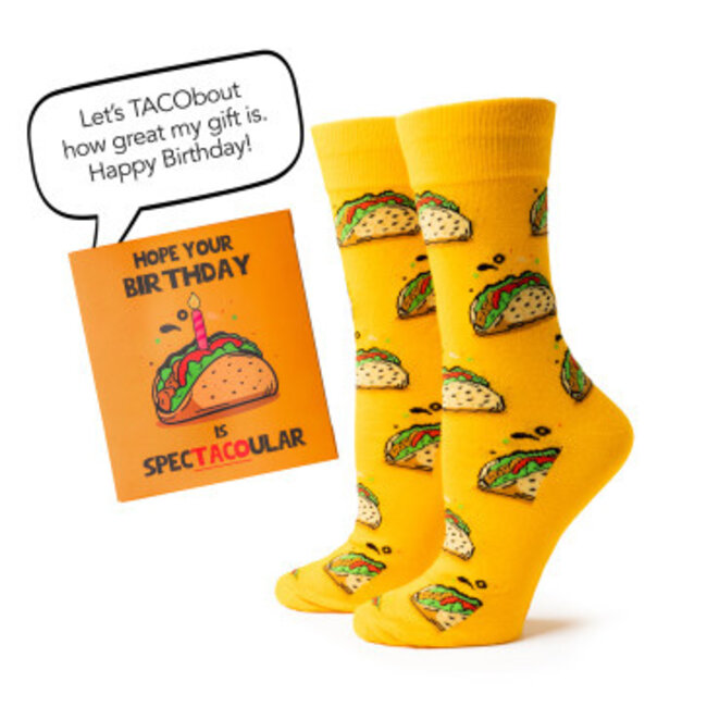 Two Left Feet Birthday Gift Card Sock Set