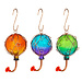 Ombre Glass Globe Hummingbird Feeder