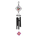 36" Stained Glass Chime Butterfly