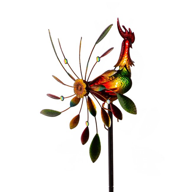 63" Spinning Rooster Wind Spinner