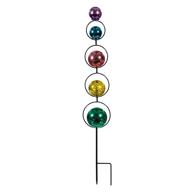 30" Rainbow Orb Garden Stake