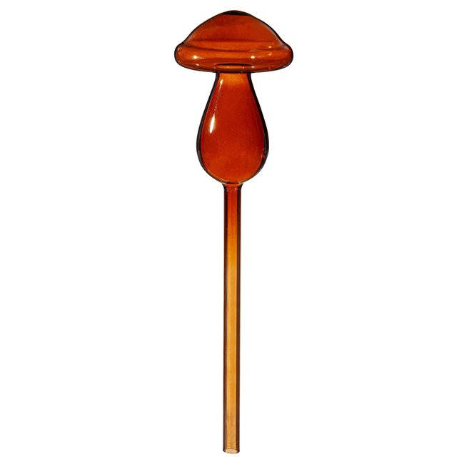 Art Glass Mushroom Watering Globe