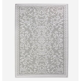 Grey & White Outdoor Rug