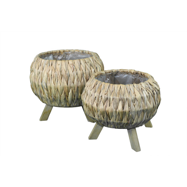 Seagrass Bowl Planter