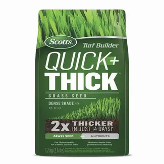 Scotts Turf Builder Quick+Thick Dense Shade Grass Seed 1.2kg
