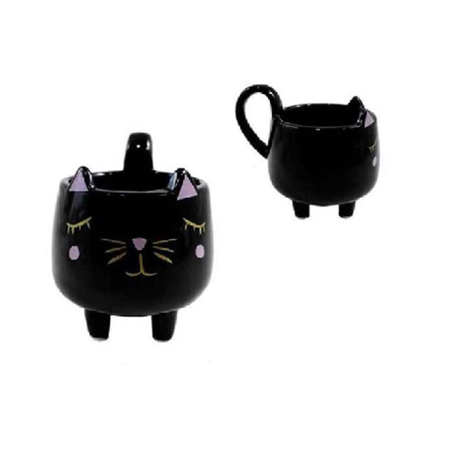 3" Cat Shaped Pot