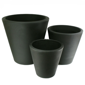 Madison Planter Black w/ Drainage