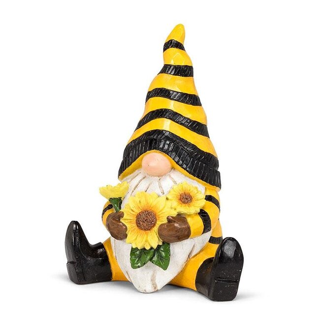 9" Sitting Bee Gnome