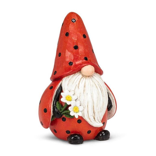 9" Ladybug Gnome