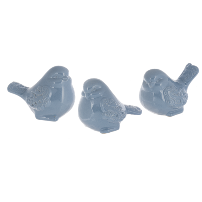 Blue Scroll Wing Bird