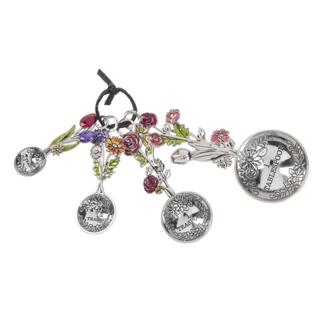 Flower Bouquet Measuring Spoons 4pc