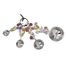Flower Bouquet Measuring Spoons 4pc