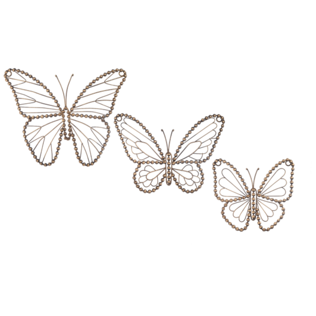 Gold Butterfly Wall Decor