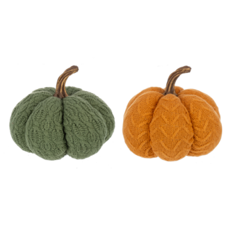 Woven Pumpkin Figurine