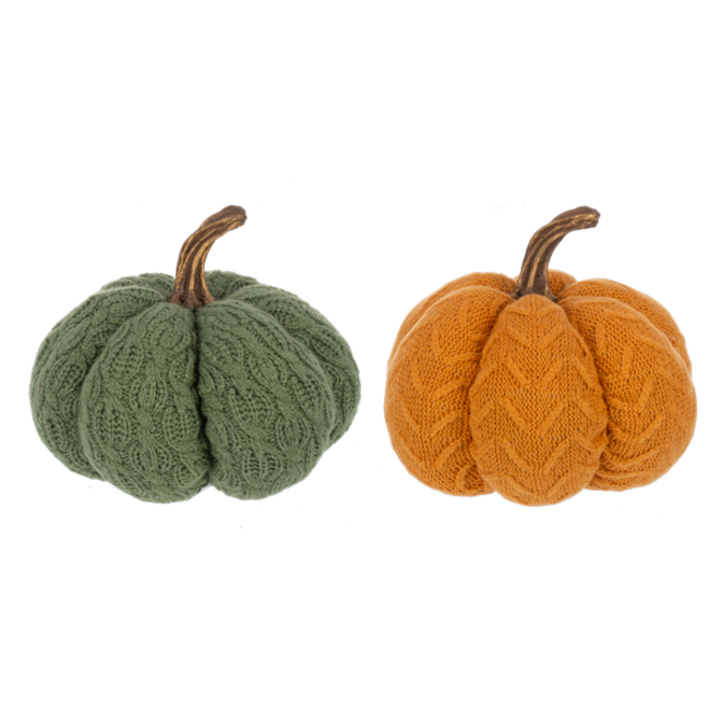 Woven Pumpkin Figurine