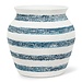 8.5" Striped Urn