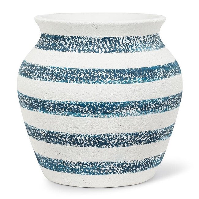 8.5" Striped Urn