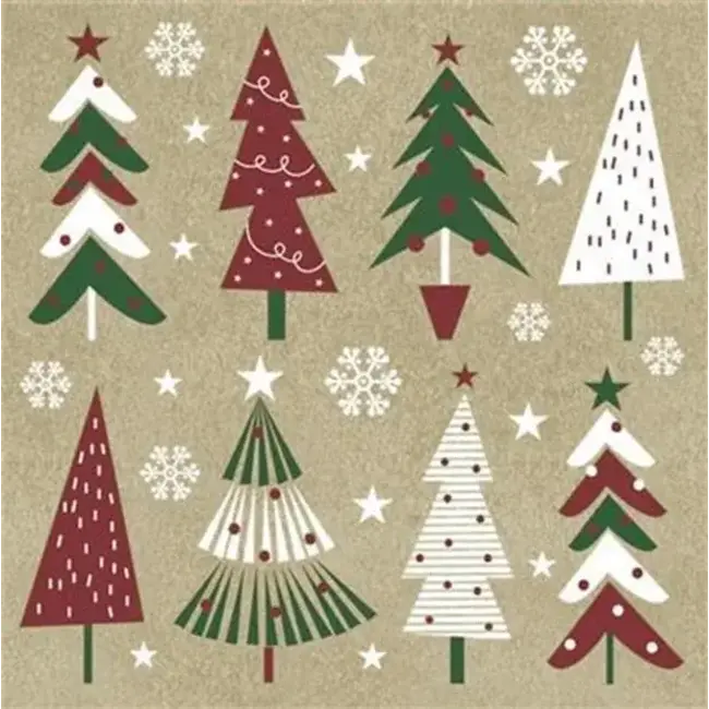 Christmas Trees Paper Napkins