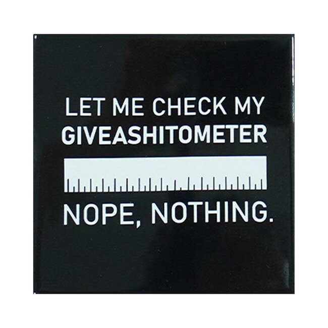 Giveashitometer Coaster