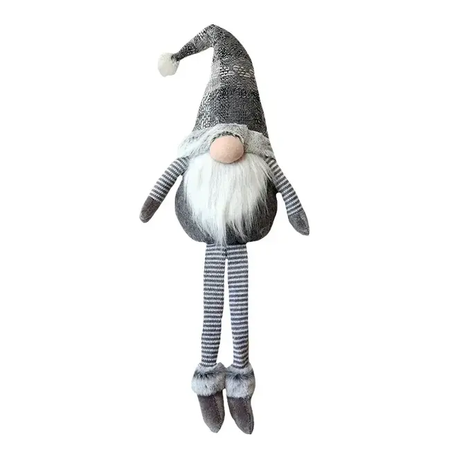 Grey Sparkler Dangle Gnome