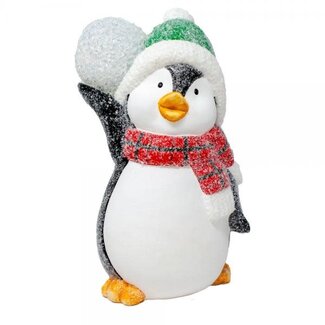 Penguin w/ LED Snowball