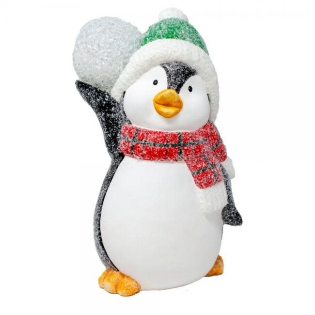 Penguin w/ LED Snowball