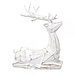 10" Winter Woods Sitting Reindeer