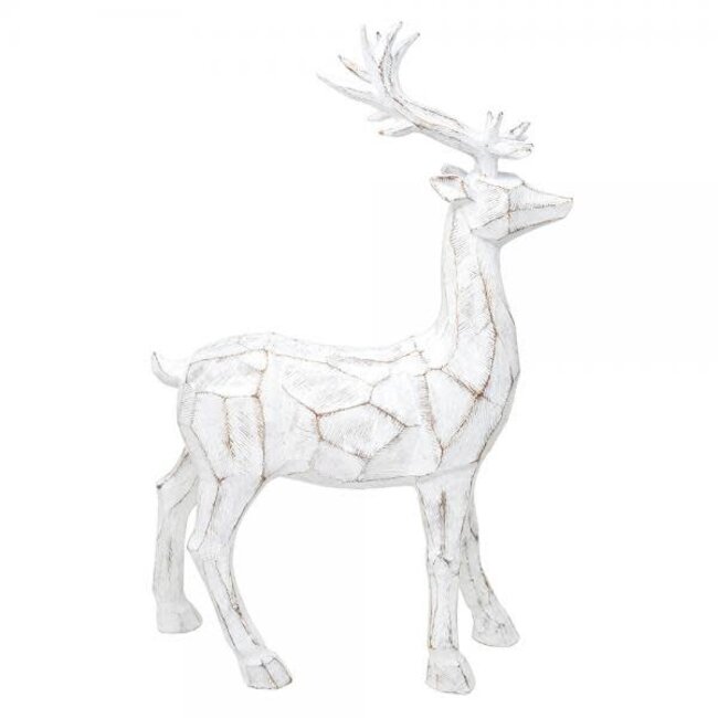 15" Winter Woods Standing Reindeer