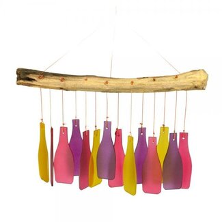 Wine Bottles Glass Chime